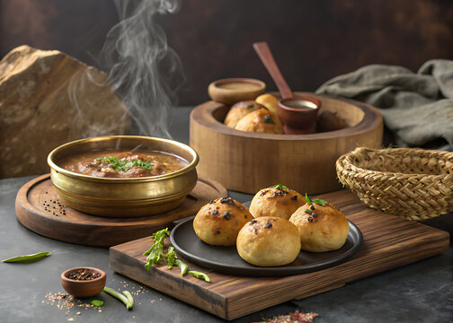 Litti Chokha rustic luxury food campaign