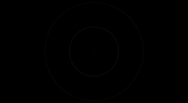 Minimalist concentric circles motion abstract pulsing rings animation background