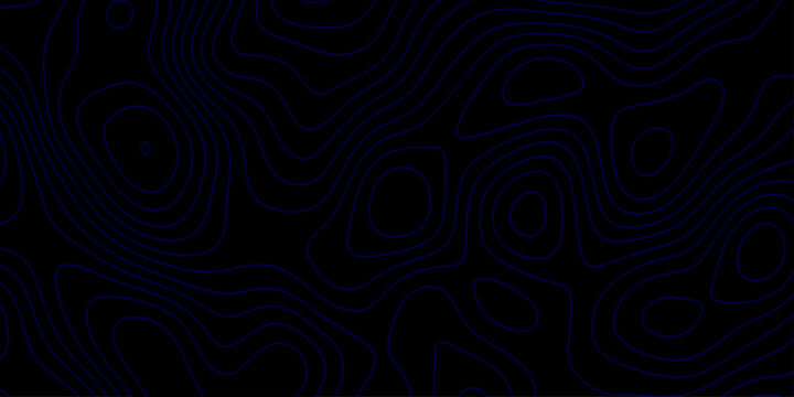 Topographic map, topographer seamless pattern, typography linear equalizer backdrop. Vector seamless line wave map texture, contour background. Topographic map, topographer blue seamless pattern.
