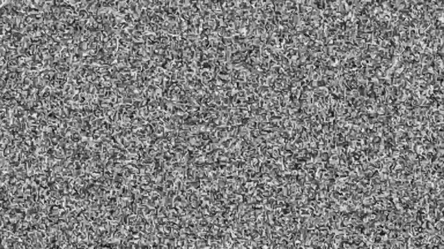 TV Static Noise Seamless Loop with No Moire Pattern and Smooth Grain