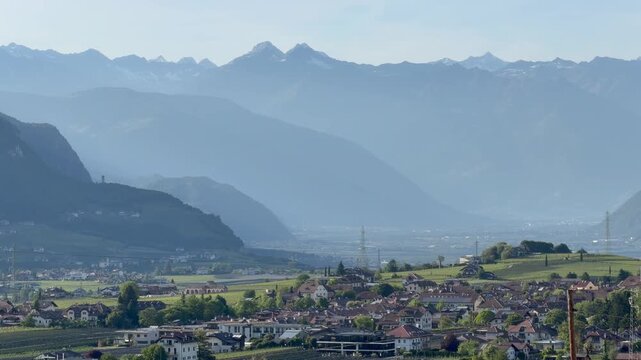 the landscape of Eppan / Appiano in South Tyrol, Italy