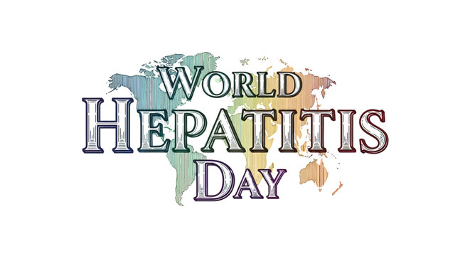 World Hepatitis Day Awareness Campaign Logo Design.