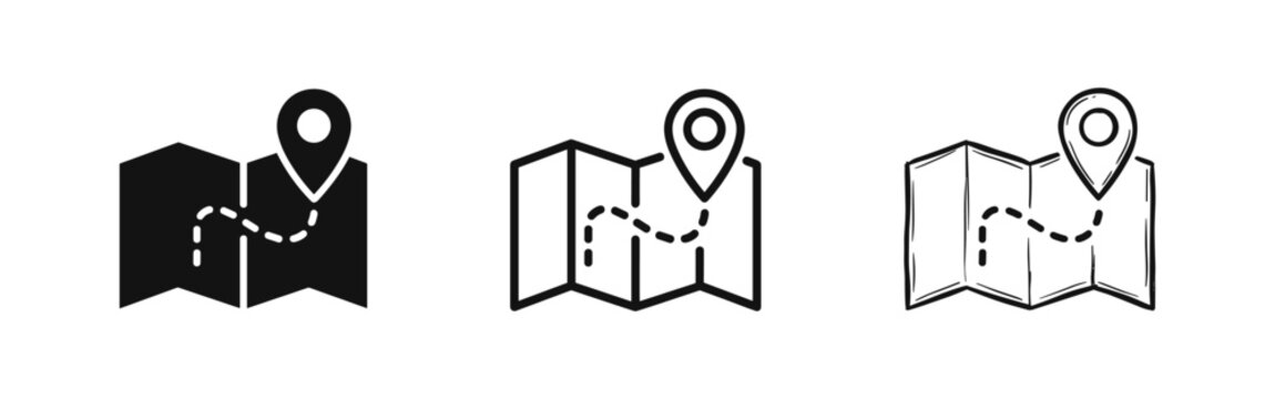 Folded Map Outline Images – Browse 13,903 Stock Photos, Vectors, and ...