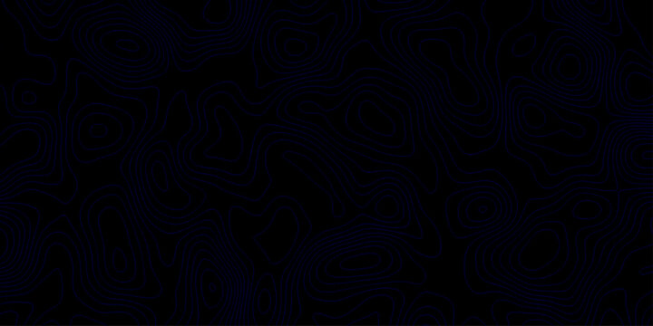 Topographic map, topographer seamless pattern, typography linear equalizer backdrop. Vector seamless line wave map texture, contour background. Topographic map, topographer blue seamless pattern.