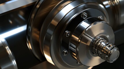 Fototapeta premium Close up of an Industrial Bearing Component and Design