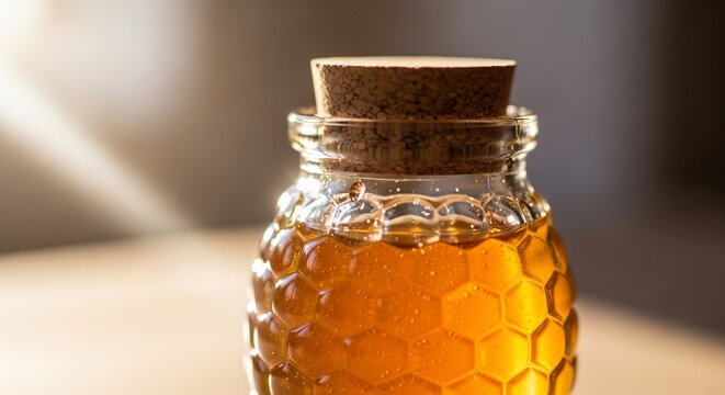 Honey Glass Jar