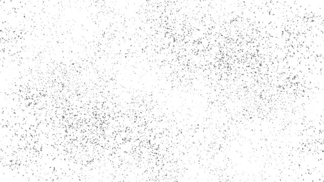 Gray particles scattered on white surface for design and texture abstract background element