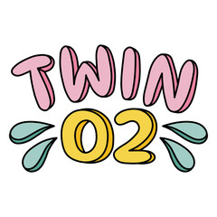 Obraz premium The word twin 02