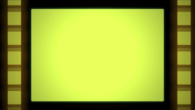 Vintage 8mm 16mm Film Frame Border Retro Overlay Rounded Corners Dust Scratches Grain Texture Cinematic Seamless Loop on White Background Motion Graphic 4k video