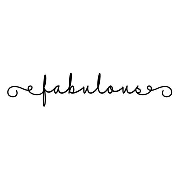 Elegant fabulous script design