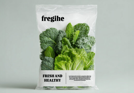 Vegetable Package Mockup
