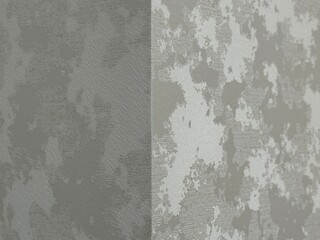 Abstract gray textured wall with peeling paint, suitable for background use © dvoevnore