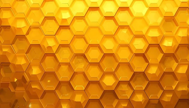 Abstract geometrical honeycombs hexagon pattern with various hexagonal shapes.Modern science or technology abstract background using hexagonal shapes. Hexagon background for any design and decoration.