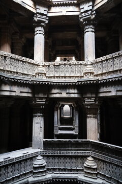 Dada Hari Stepwell showcases an intriguing blend of symmetry, history, and craftsmanship.