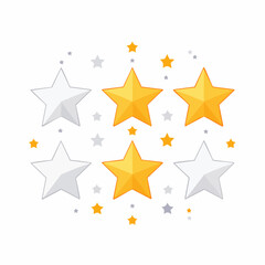 Fototapeta premium Rating Stars