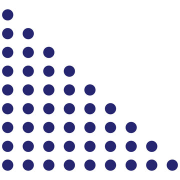 Modern Blue Dot Design