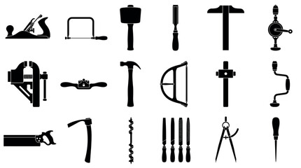 Construction Machinery and Heavy Engineering Equipment Silhouette Icon Set Featuring Excavators Cranes Bulldozers and Concrete MixersConstruction Machinery and Heavy Engineering Equipment Silhouette I © Abu Siddik