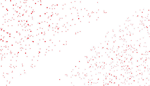 Abstract digital background, featuring a dense, cluster of small, glowing red square, pixels scattered across, a solid black, background texture