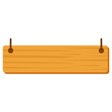 Wooden Board Sign Text Box