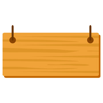 Wooden Board Sign Text Box