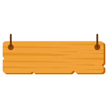 Wooden Board Sign Text Box
