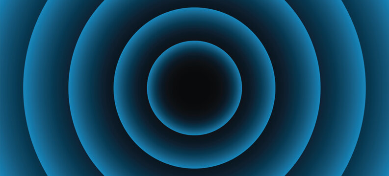 Wifi wave light effect. Radar sensor, beep technology, digital sign.Transparent neon circle symbol. wireless internet connection. Radar or sonar with wireless technology emitting a light effect