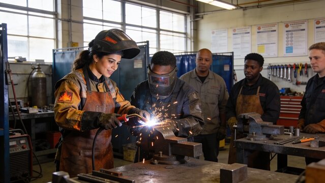Advanced Welding Training Workshop Enhancing Industrial Skills Through Practical Learning