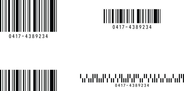 Set of product barcode 