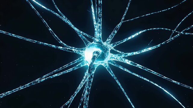 Disrupted circadian rhythm signaling inside the brain, biological timing signals appearing irregular and unstable