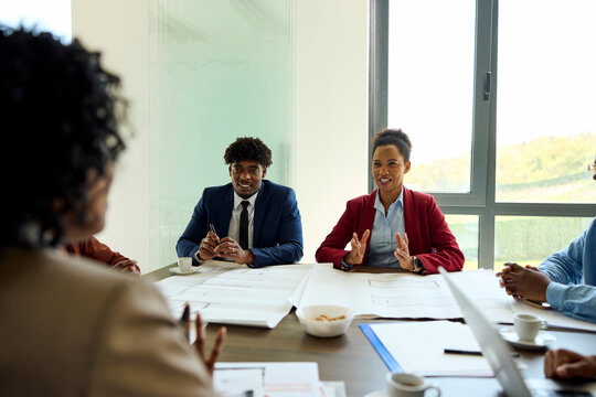 Meeting with clients