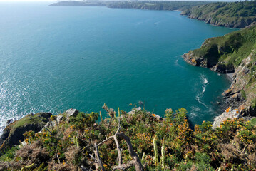 Randonnée sur le GR34 en Bretagne (FRANCE), de SAINT-BRIEUC jusqu'à TREGUIER.  Jour 3 : de Plouha à la Pointe du Minard. © Patricia