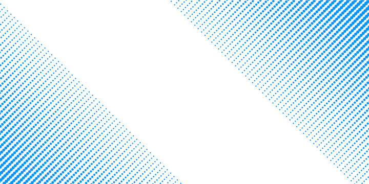 Sky blue and white diagonal stripe pattern with a pixelated staircase edge on a flat surface isolated on a transparent background