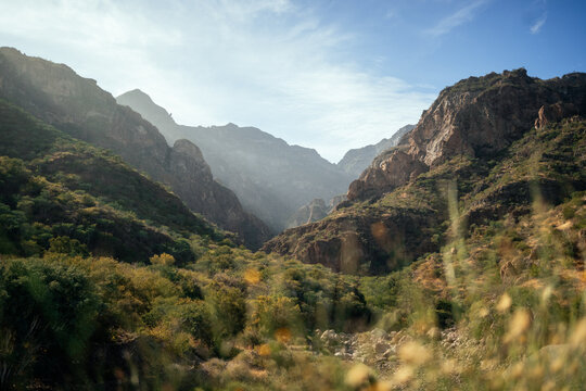 Mountain valley landscape 