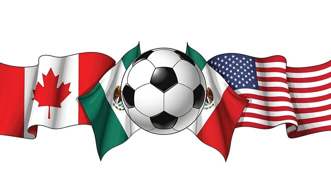 North american soccer tournament flags