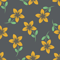 Obraz premium seamless floral pattern