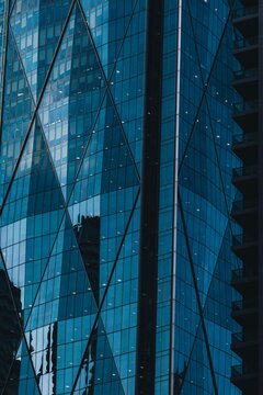 Glass building