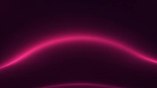 Glowing neon pink and blue light waves moving across a dark abstract digital motion background video