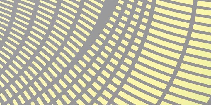 Abstract curved pattern with intersecting lines.