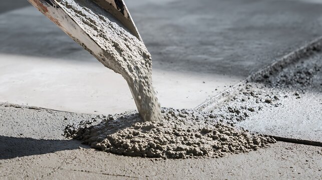 Water pouring from broken pipe onto snow
