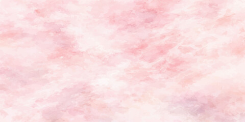 Fototapeta premium Soft Pink Watercolor Abstract Background with Vintage Paper Texture Pattern