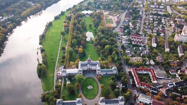 Hanu in summer sights from above - 4K Video