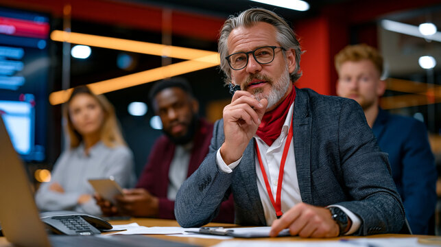 Red team consultant in conference room debrief presents pretexting call recording to stunned client security leadership, transcript showing how front desk employee voluntarily disclosed server room 
