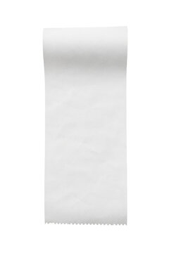 Receipt Paper Mockup Blank Retail Document Template