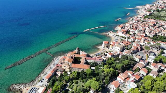 Santa Maria di Castellabate, beautiful village in the Cilento region of Campania, Italy.