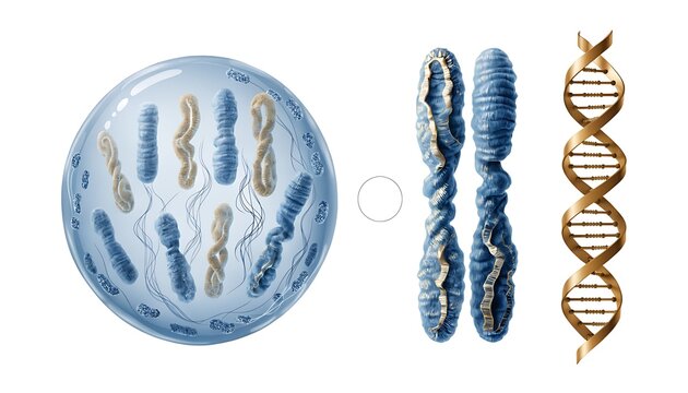 Cell division, mitosis process, chromosome separation, DNA replication, biology