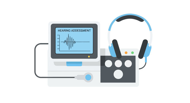 Hearing Assessment Equipment with Audiogram Display