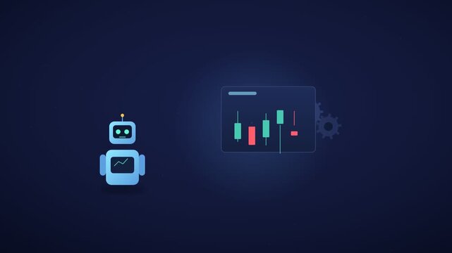 A video showcasing a robot analyzing a graph on a screen