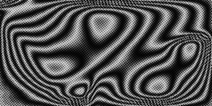Halftone gradient. Dotted gradient, smooth dots spraying and halftones dot background seamless horizontal geometric pattern vector template set. unique dots modern circles