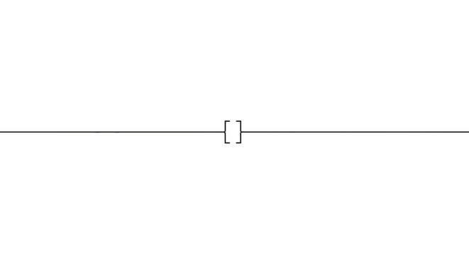 Ladder logic output coil symbol