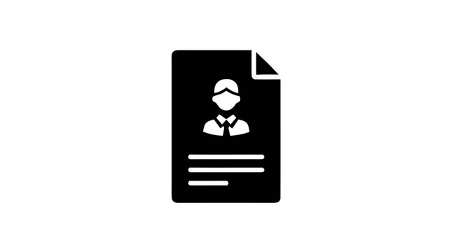 Identification Card with Person Icon.